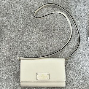 Cream Kate Spade Clutch/Purse